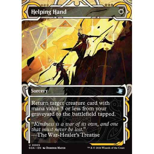 Secrets of Strixhaven Mystical Archive - 5 - Helping Hand - Uncommon - W - Non-foil (Front)