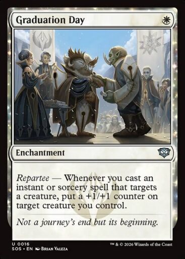 Secrets of Strixhaven - 16 - Graduation Day - Uncommon - W - Foil (Front)