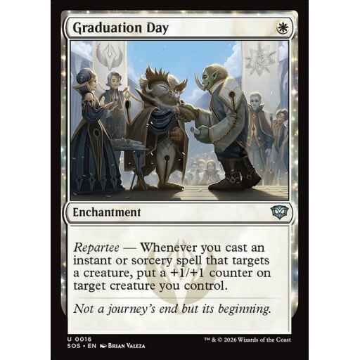 Secrets of Strixhaven - 16 - Graduation Day - Uncommon - W - Foil (Front)