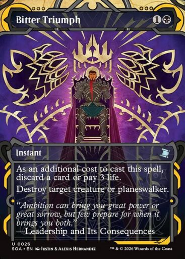 Secrets of Strixhaven Mystical Archive - 26 - Bitter Triumph - Uncommon - B - Non-foil (Front)