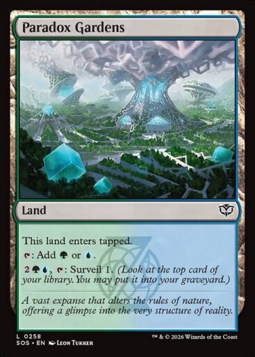 Secrets of Strixhaven - 258 - Paradox Gardens - Common - C - Non-foil (Front)