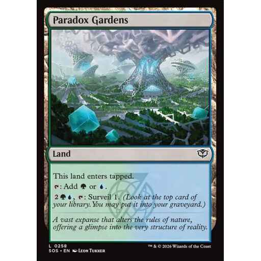 Secrets of Strixhaven - 258 - Paradox Gardens - Common - C - Non-foil (Front)