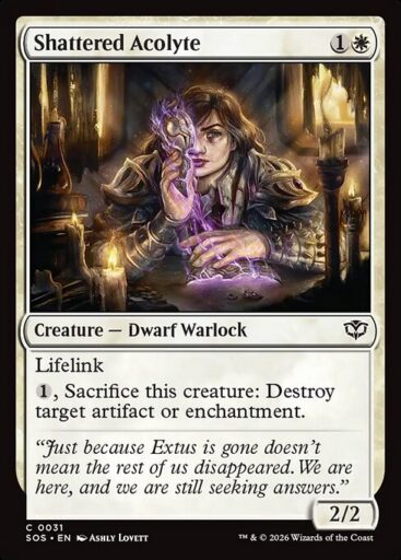 Secrets of Strixhaven - 31 - Shattered Acolyte - Common - W - Non-foil (Front)