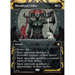 Secrets of Strixhaven Mystical Archive - 32 - Sheoldred's Edict - Rare - B - Foil (Front)