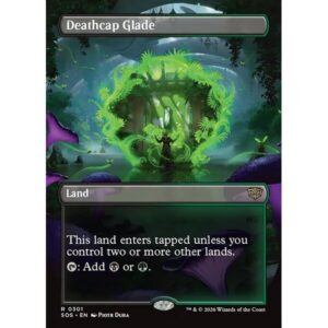 Secrets of Strixhaven - 301 - Deathcap Glade - Rare - C - Non-foil (Front)