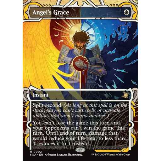 Secrets of Strixhaven Mystical Archive - 2 - Angel's Grace - Rare - W - Non-foil (Front)