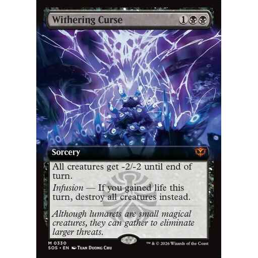 Secrets of Strixhaven - 330 - Withering Curse - Mythic - B - Non-foil (Front)