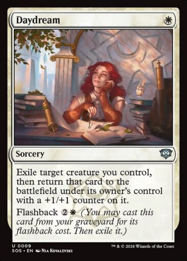 Secrets of Strixhaven - 9 - Daydream - Uncommon - W - Foil (Front)