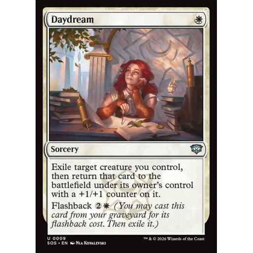 Secrets of Strixhaven - 9 - Daydream - Uncommon - W - Non-foil (Front)