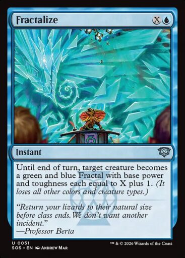 Secrets of Strixhaven - 51 - Fractalize - Uncommon - U - Non-foil (Front)
