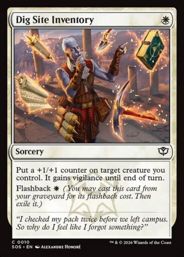 Secrets of Strixhaven - 10 - Dig Site Inventory - Common - W - Non-foil (Front)