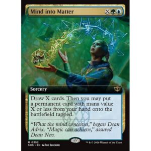 Secrets of Strixhaven - 352 - Mind into Matter - Rare - UG - Foil (Front)
