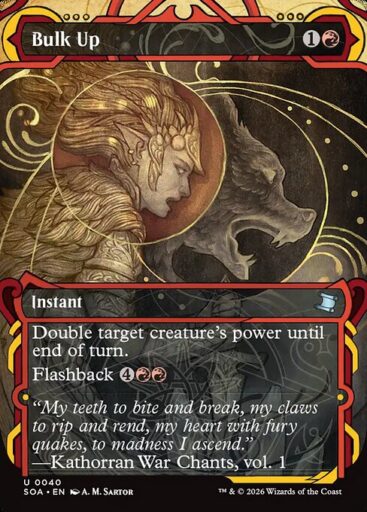 Secrets of Strixhaven Mystical Archive - 40 - Bulk Up - Uncommon - R - Non-foil (Front)