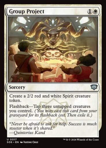 Secrets of Strixhaven - 17 - Group Project - Uncommon - W - Non-foil (Front)