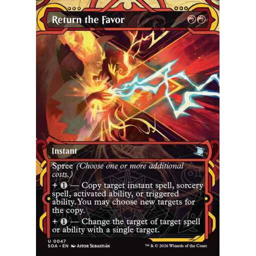 Secrets of Strixhaven Mystical Archive - 47 - Return the Favor - Uncommon - R - Non-foil (Front)
