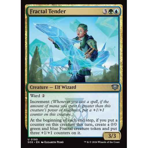 Secrets of Strixhaven - 190 - Fractal Tender - Uncommon - UG - Non-foil (Front)