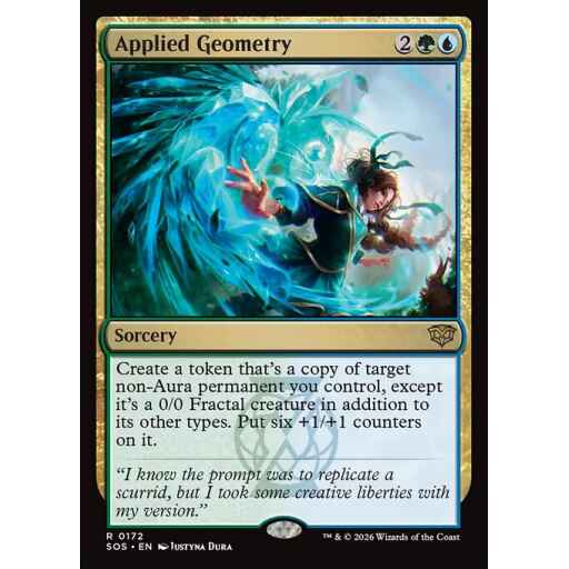 Secrets of Strixhaven - 172 - Applied Geometry - Rare - UG - Non-foil (Front)