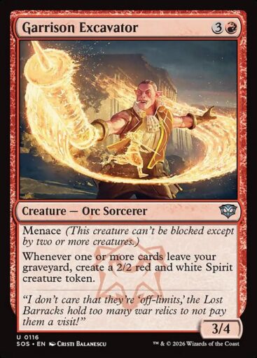 Secrets of Strixhaven - 116 - Garrison Excavator - Uncommon - R - Non-foil (Front)