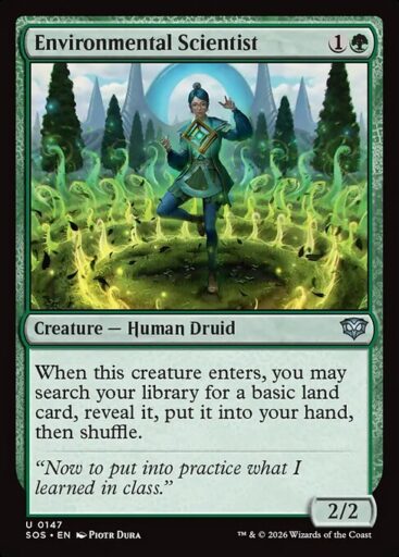 Secrets of Strixhaven - 147 - Environmental Scientist - Uncommon - G - Non-foil (Front)