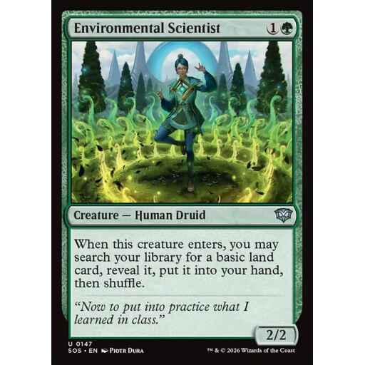 Secrets of Strixhaven - 147 - Environmental Scientist - Uncommon - G - Non-foil (Front)