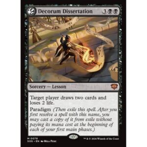 Secrets of Strixhaven - 78 - Decorum Dissertation - Mythic - B - Non-foil (Front)