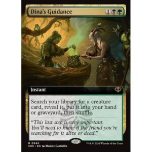 Secrets of Strixhaven - 349 - Dina's Guidance - Rare - BG - Non-foil (Front)