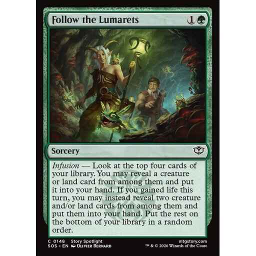 Secrets of Strixhaven - 148 - Follow the Lumarets - Common - G - Non-foil (Front)