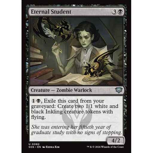 Secrets of Strixhaven - 82 - Eternal Student - Uncommon - B - Non-foil (Front)