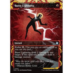 Secrets of Strixhaven Mystical Archive - 41 - Burst Lightning - Uncommon - R - Non-foil (Front)