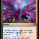 Secrets of Strixhaven - 240 - Vibrant Outburst - Uncommon - UR - Foil (Front)