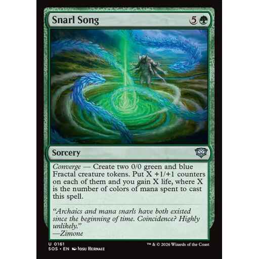 Secrets of Strixhaven - 161 - Snarl Song - Uncommon - G - Non-foil (Front)