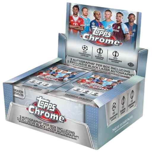 Topps Chrome UEFA Club Competitions Jumbo Box 2025/26