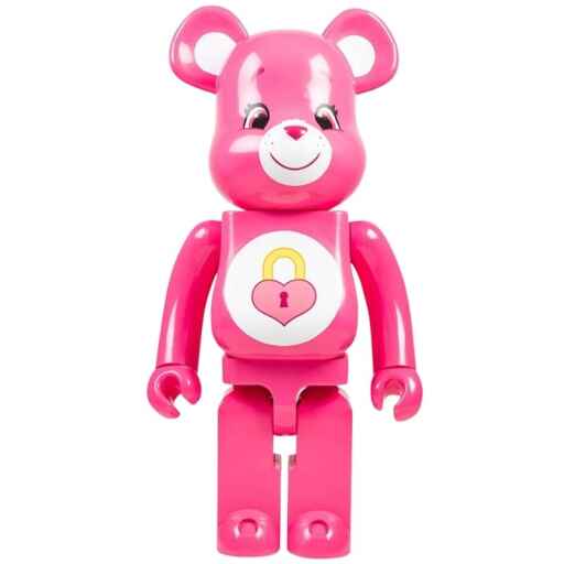 Alternative view of MEDICOM TOY x Care Bears Secret Bear BE@RBRICK figure 400% - Pink