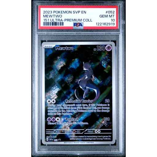 PSA 10 Gem Mint - 2023 Pokemon 151 UPC Promo Mewtwo #52