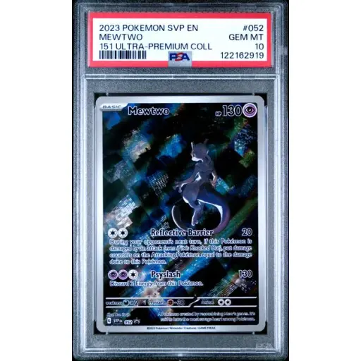 PSA 10 Gem Mint - 2023 Pokemon 151 UPC Promo Mewtwo #52