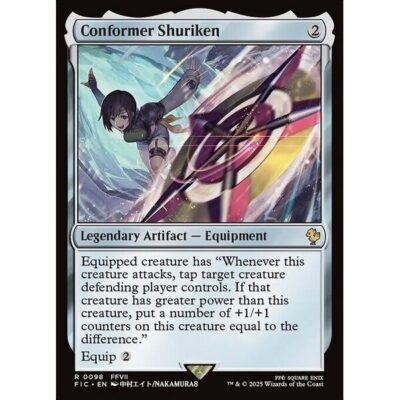 Final Fantasy Commander - 98 - Conformer Shuriken - Rare - C - Non-foil (Front)