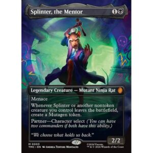Teenage Mutant Ninja Turtles Eternal - 3 - Splinter, the Mentor - Mythic - B - Foil (Front)