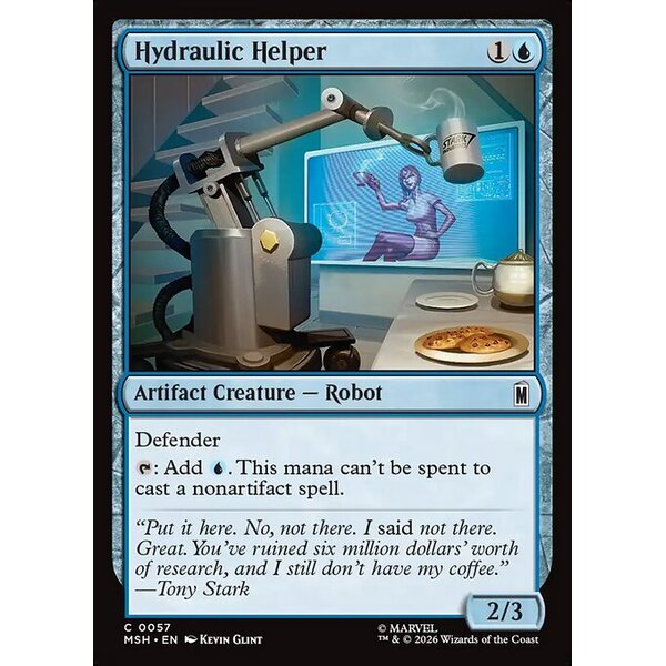 Marvel Super Heroes - 57 - Hydraulic Helper - Common - U - Non-foil (Front)