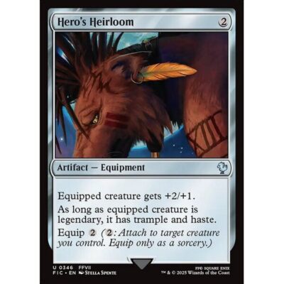 Final Fantasy Commander - 346 - Hero's Heirloom - Uncommon - C - Non-foil (Front)