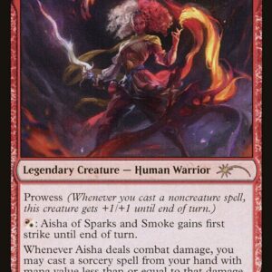 Universes Within - 12 - Aisha of Sparks and Smoke - Rare - R - Non-foil (Front)