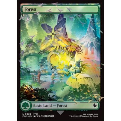 Final Fantasy Commander - 482 - Forest - Common - C - Foil (Front)