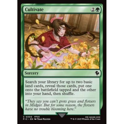 Final Fantasy Commander - 300 - Cultivate - Common - G - Non-foil (Front)
