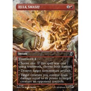Marvel Super Heroes - 332 - HULK SMASH! - Common - R - Non-foil (Front)