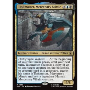 Marvel Super Heroes - 232 - Taskmaster, Mercenary Mimic - Rare - UB - Non-foil (Front)