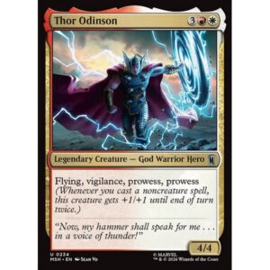 Marvel Super Heroes - 234 - Thor Odinson - Uncommon - WR - Non-foil (Front)