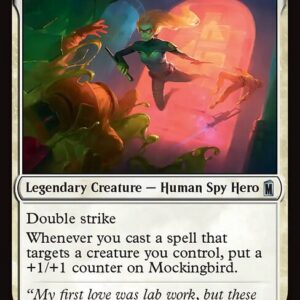 Marvel Super Heroes - 22 - Mockingbird, Ace Agent - Uncommon - W - Foil (Front)