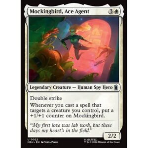 Marvel Super Heroes - 22 - Mockingbird, Ace Agent - Uncommon - W - Non-foil (Front)