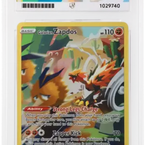 ACE 10 Gem Mint - 2023 Pokemon Black Star Promo Galarian Zapdos #SWSH283