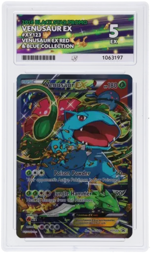 ACE 5 Excellent - 2016 Pokemon Black Star Promo Venusaur EX #XY123