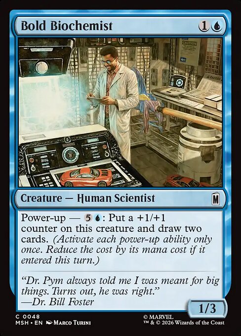 Marvel Super Heroes - 48 - Bold Biochemist - Common - U - Foil (Front)